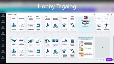 hobby in Tagalog .
